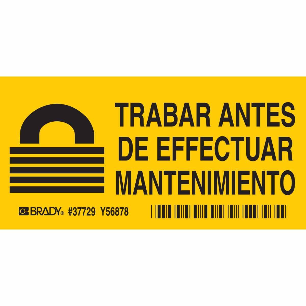 Brady® 37729 Accident Prevention Signs