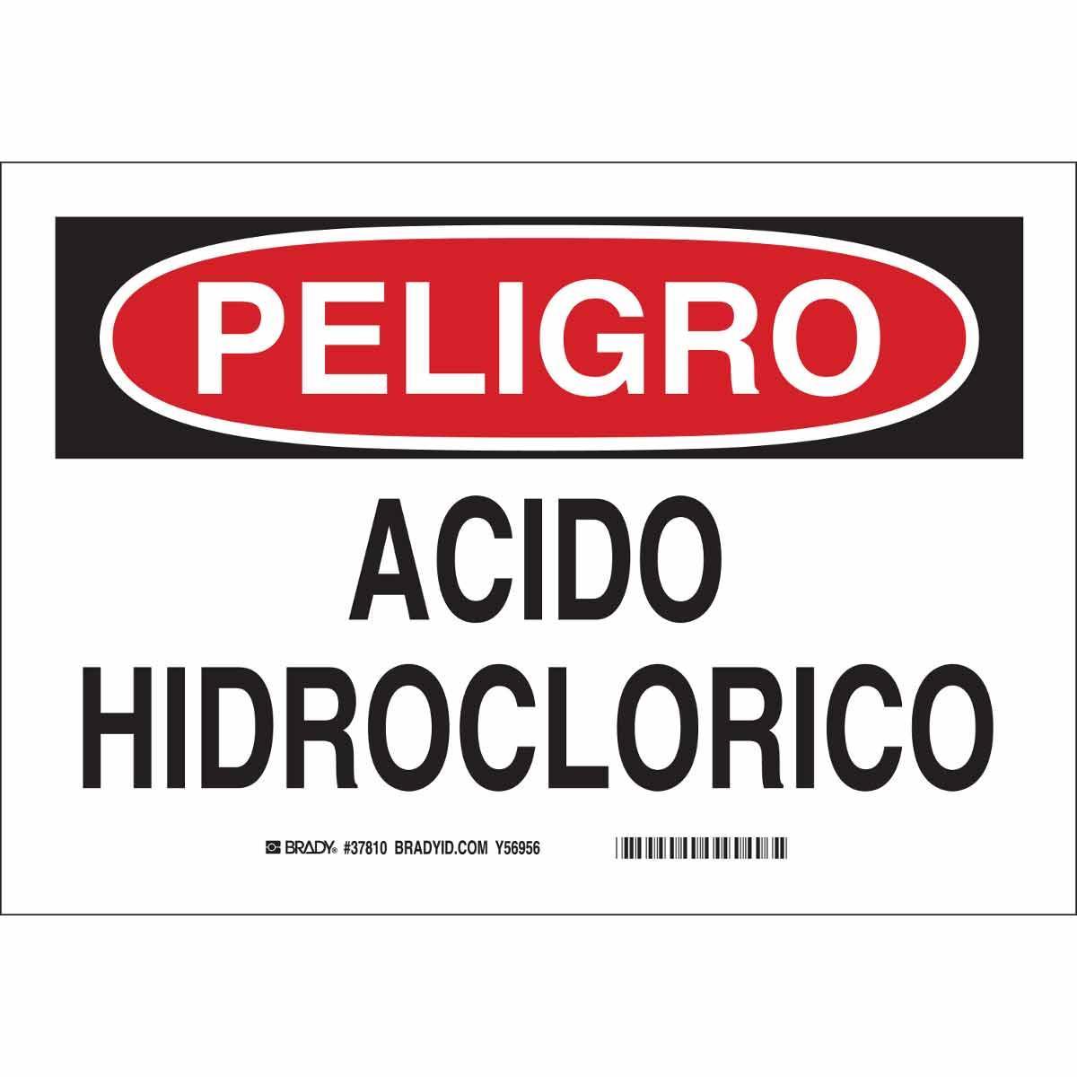 Brady® 37810 Chemical & Hazardous Material Signs
