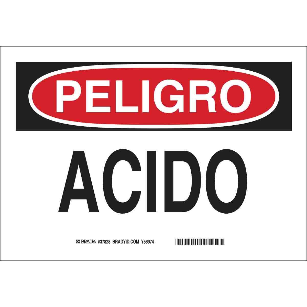 Brady® 39130 Chemical & Hazardous Material Signs