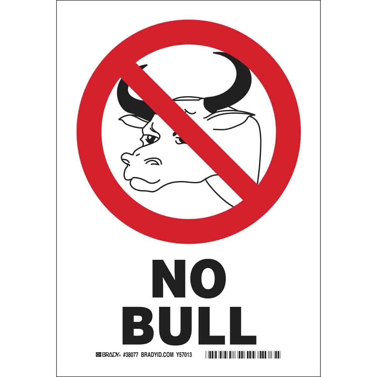 Brady® 38077 Office & Facility Signs