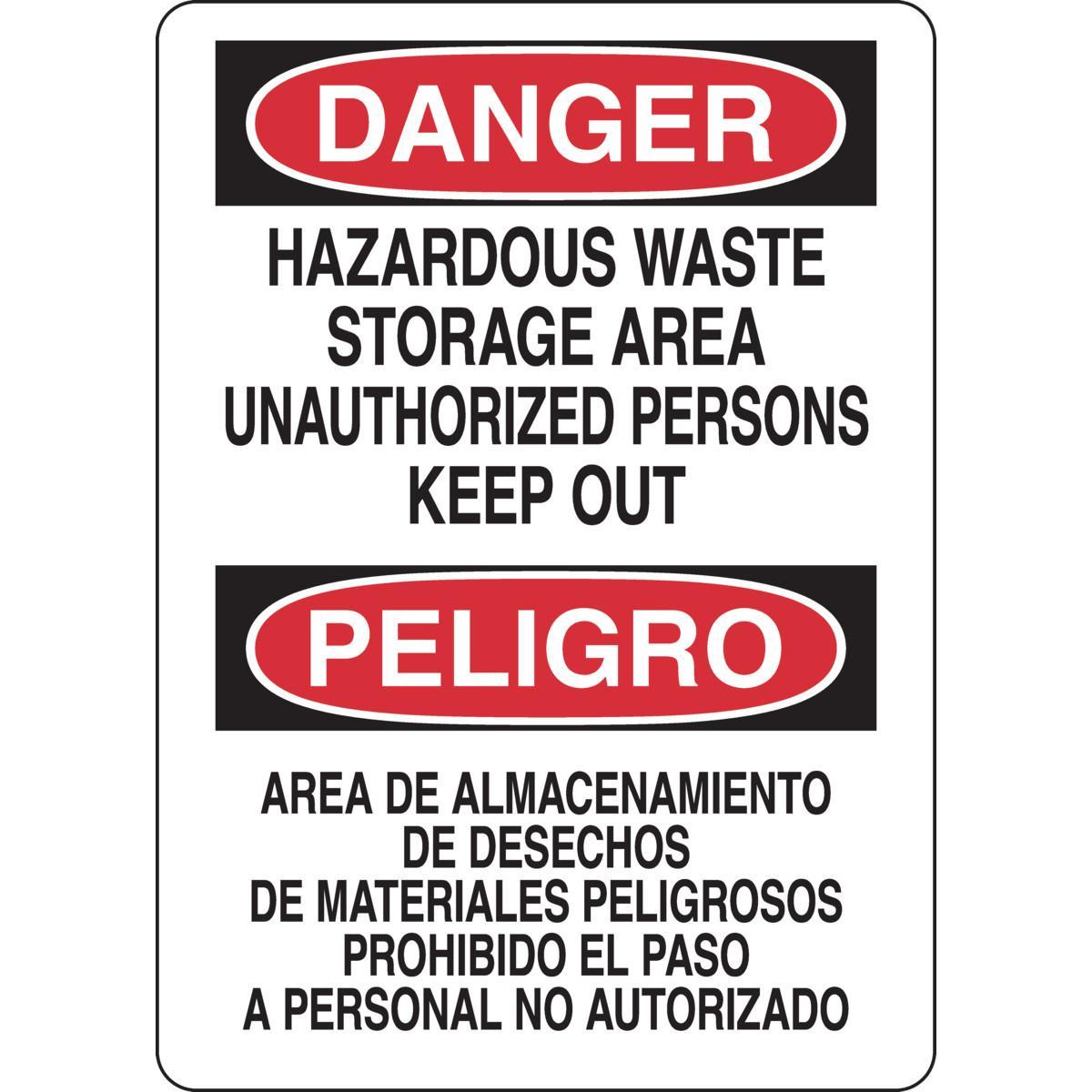 Brady® 38105 Chemical & Hazardous Material Signs
