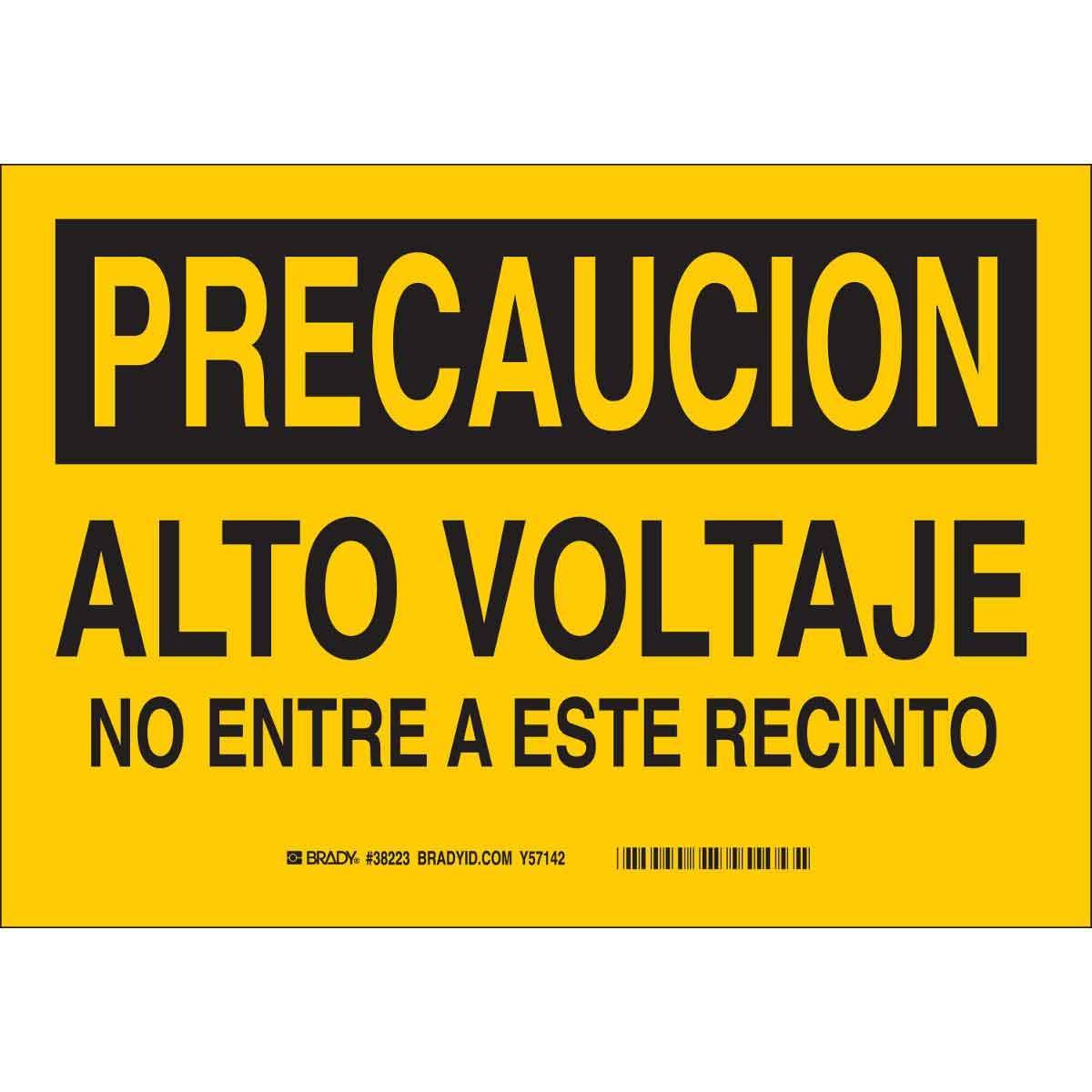 Brady® 38223 Accident Prevention Signs