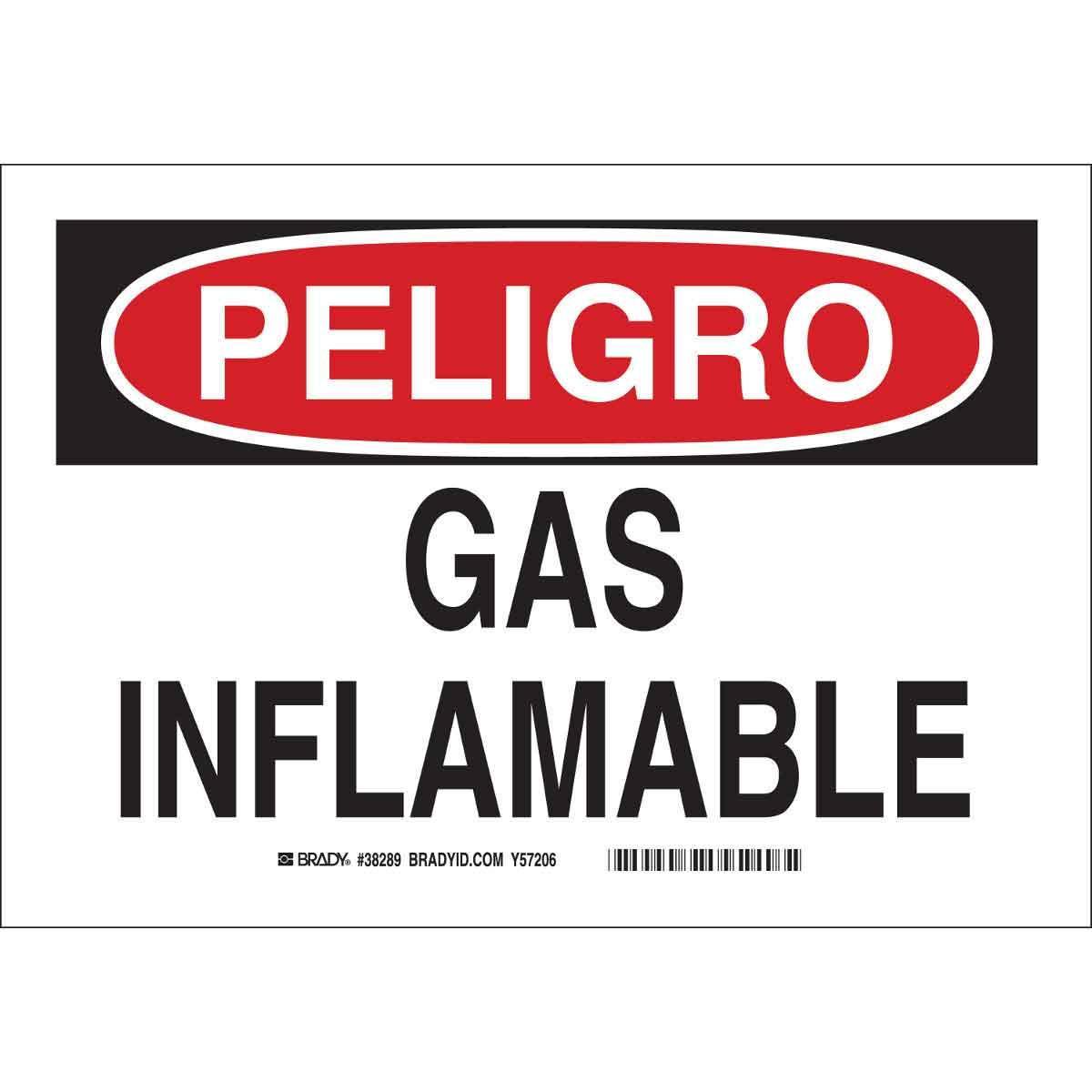 Brady® 38289 Chemical & Hazardous Material Signs