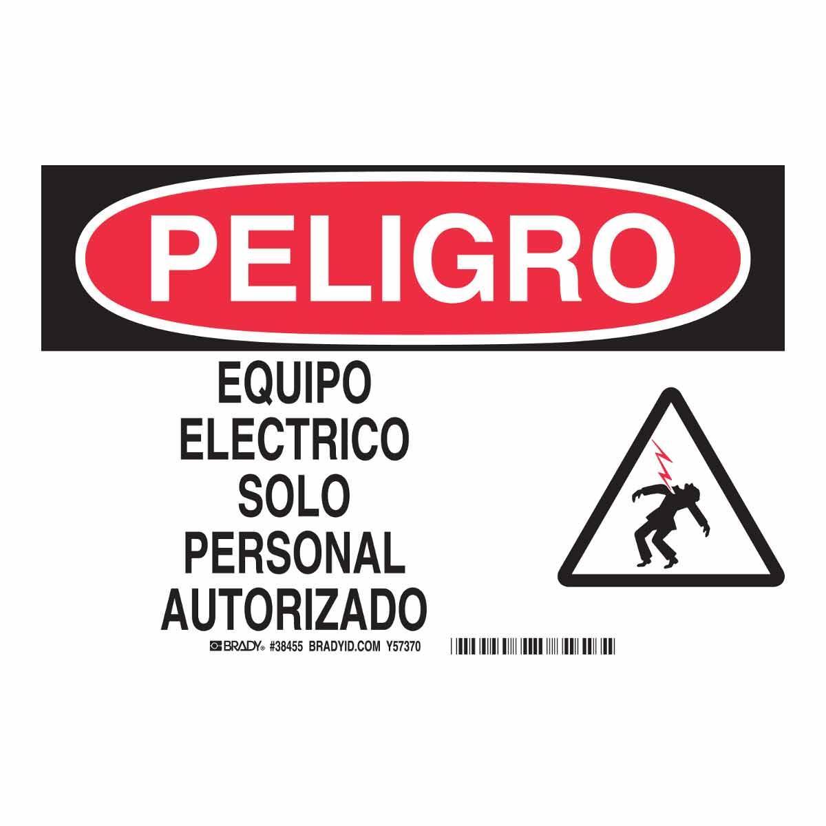 Brady® 38455 Accident Prevention Signs