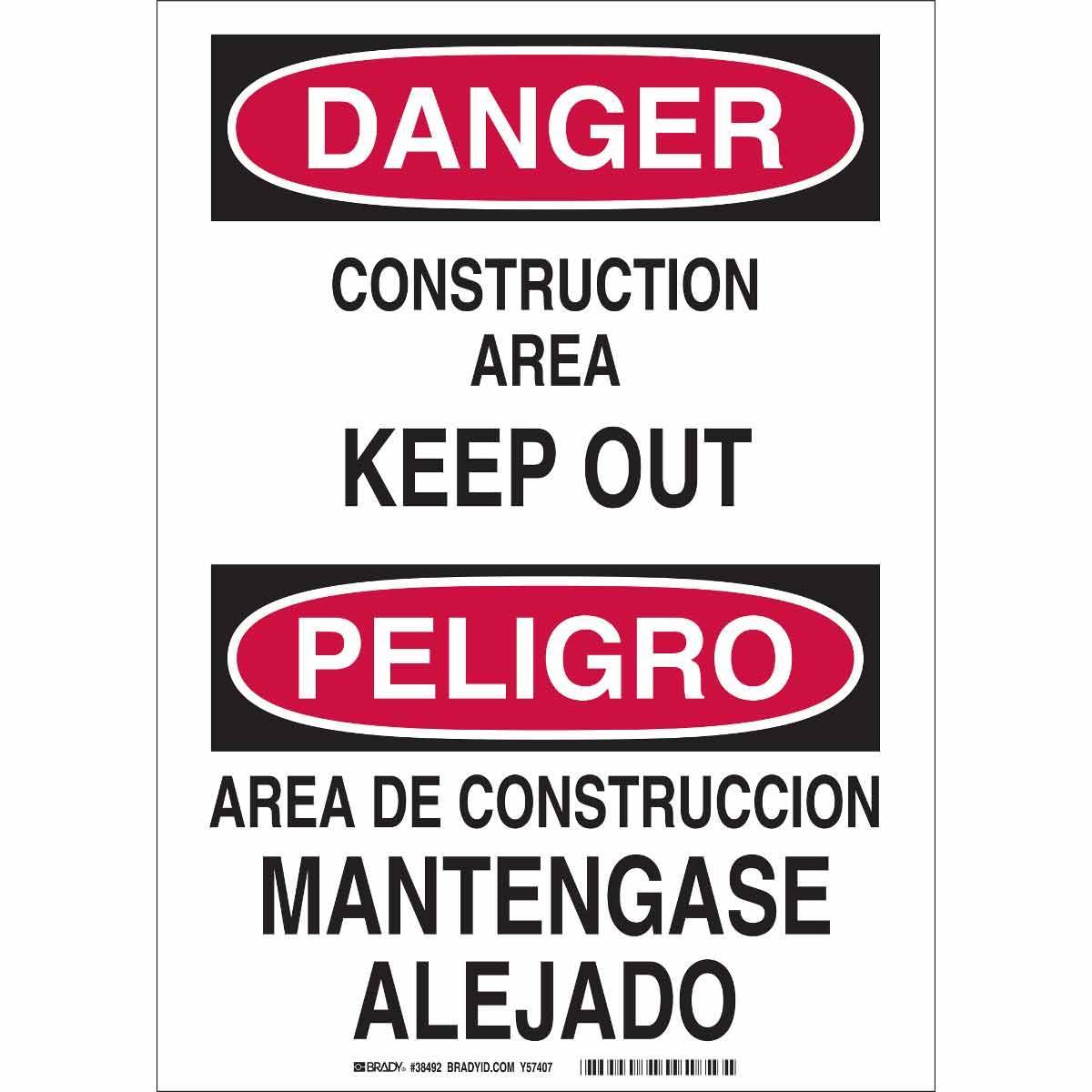 Brady® 38492 Access & Security Signs