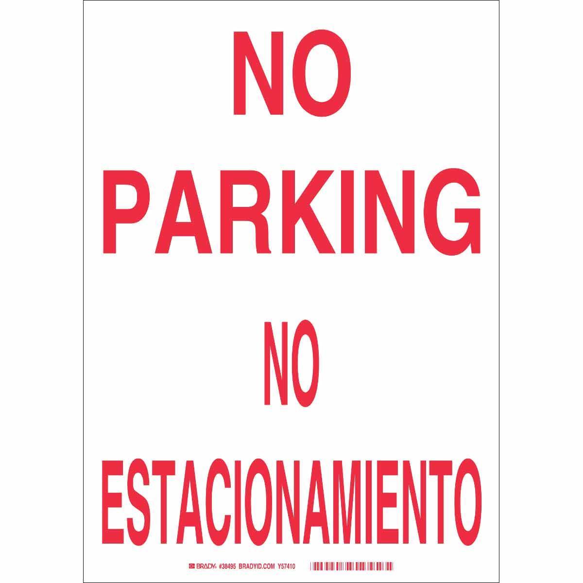 Brady® 38495 Parking & Traffic Signs