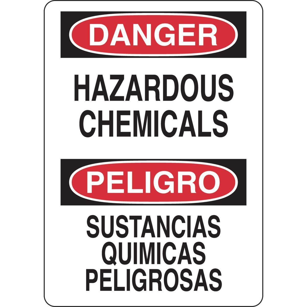 Brady® 39074 Chemical & Hazardous Material Signs