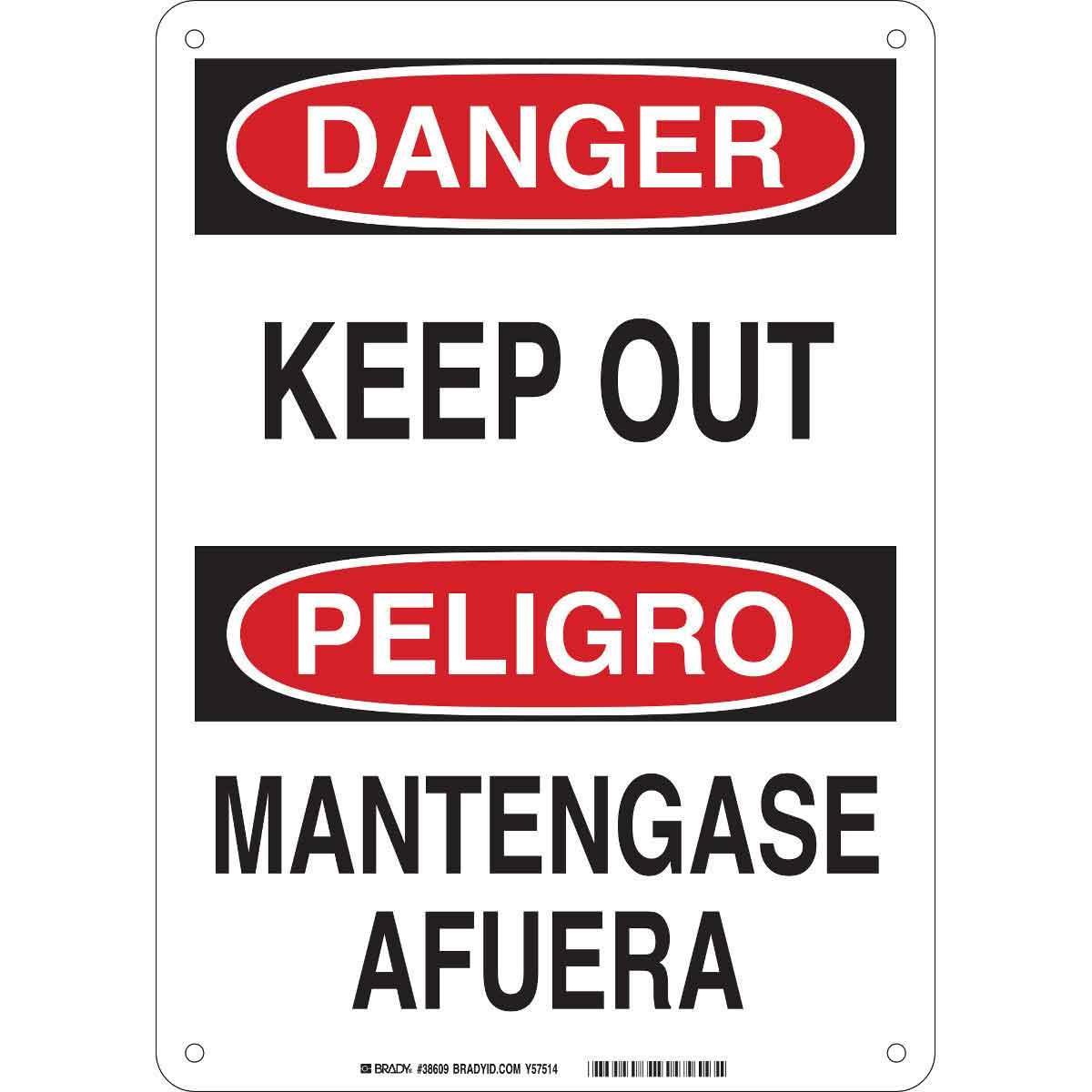 Brady® 38609 Access & Security Signs