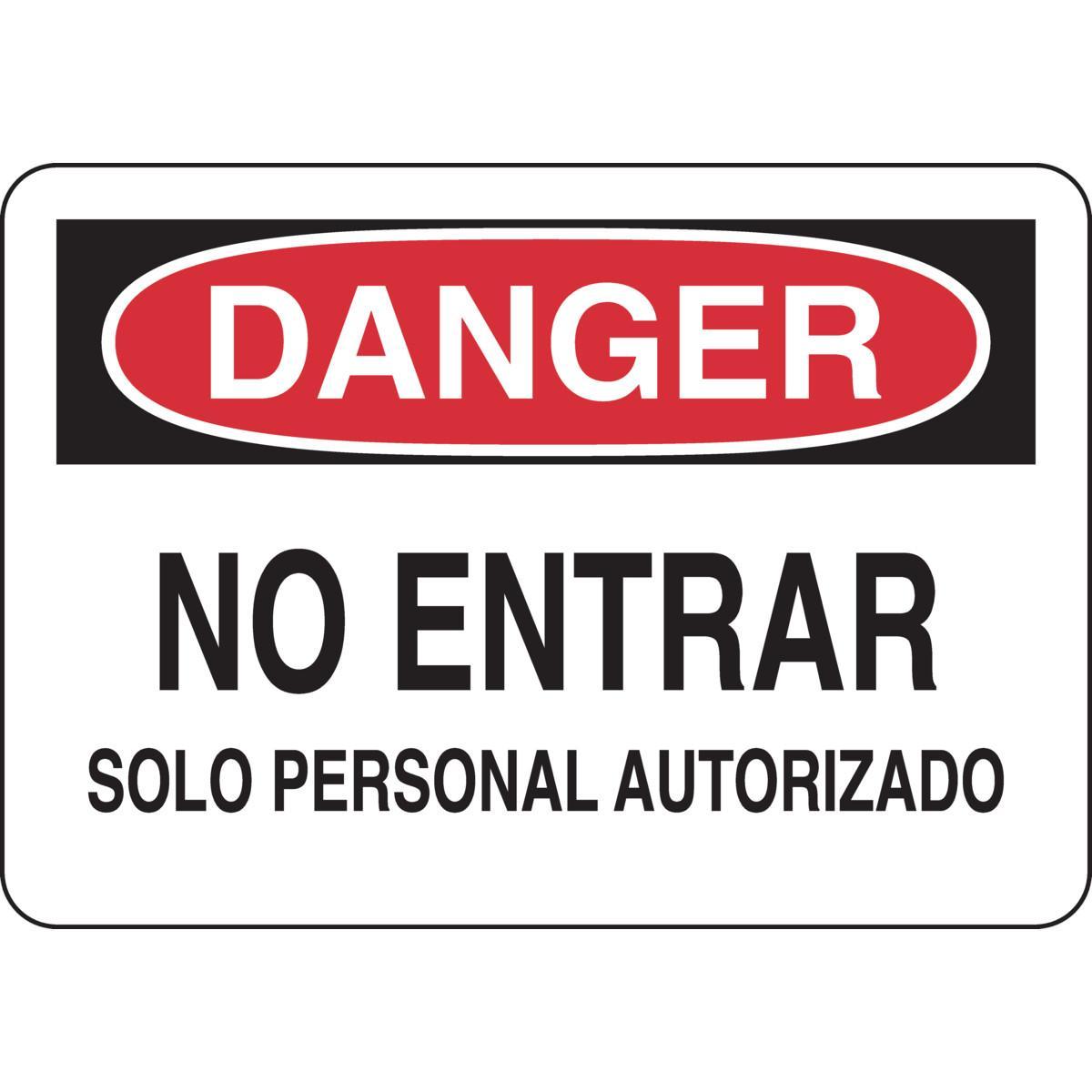 Brady® 38629 Access & Security Signs