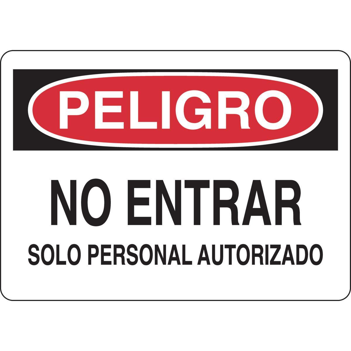Brady® 38654 Access & Security Signs