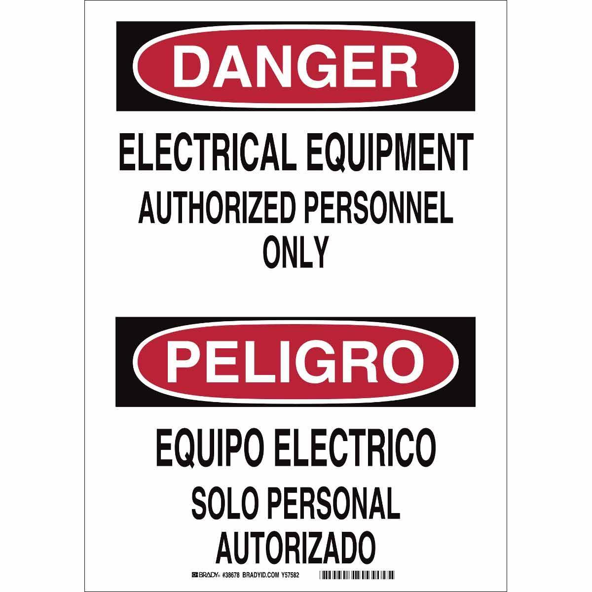 Brady® 38678 Access & Security Signs
