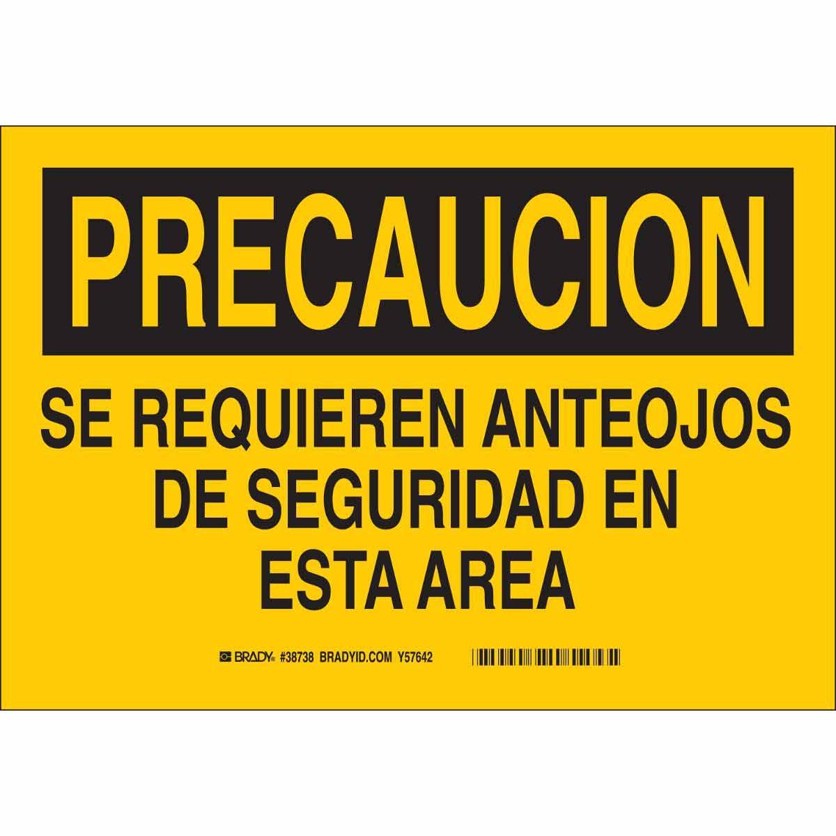 Brady® 38738 Accident Prevention Signs