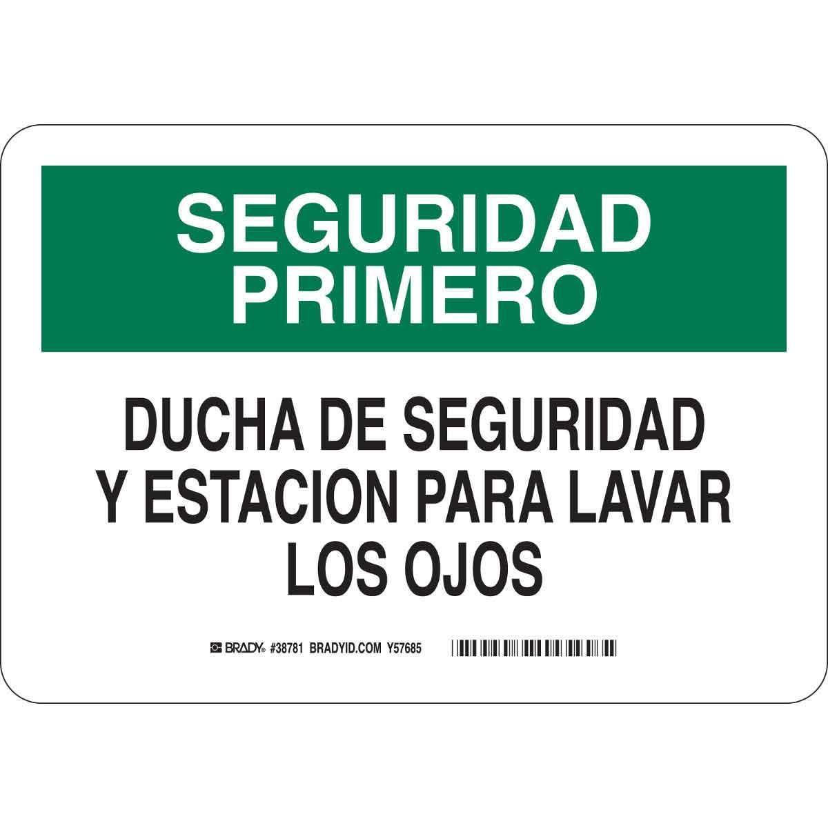 Brady® 38744 Accident Prevention Signs