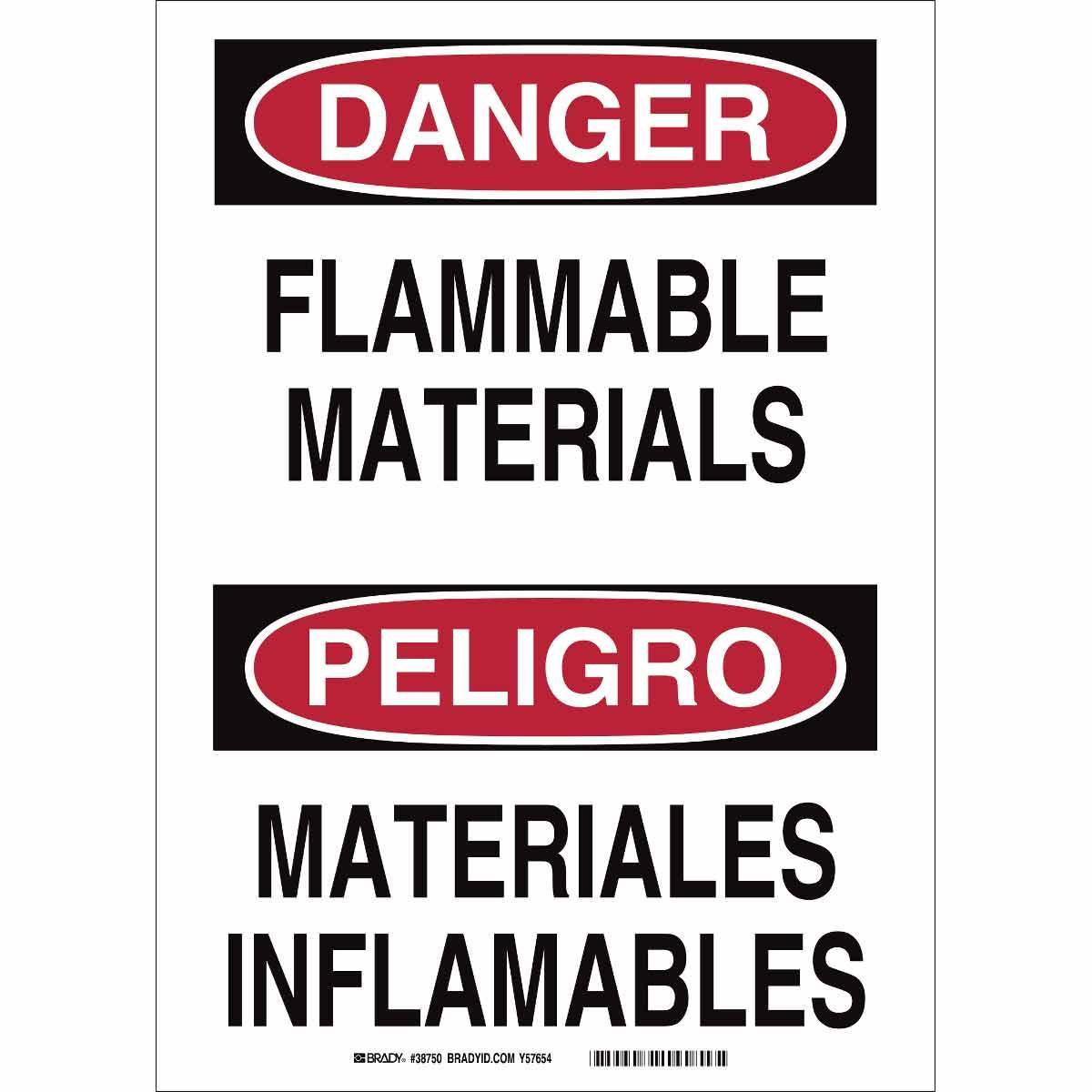 Brady® 38750 Chemical & Hazardous Material Signs