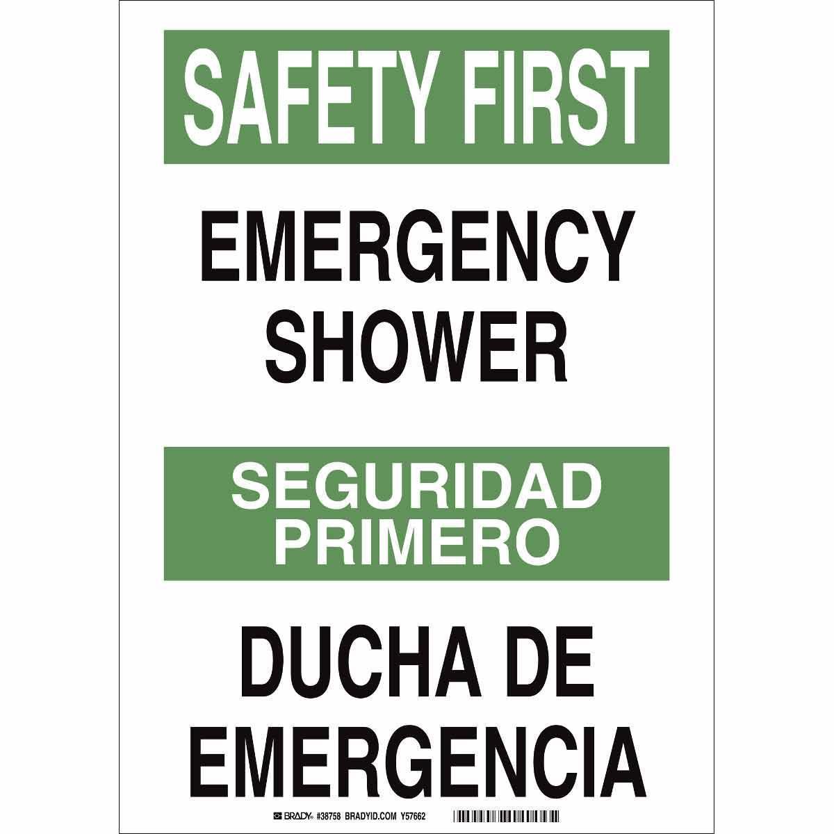 Brady® 38758 Fire, Emergency, Exit & First Aid Signs