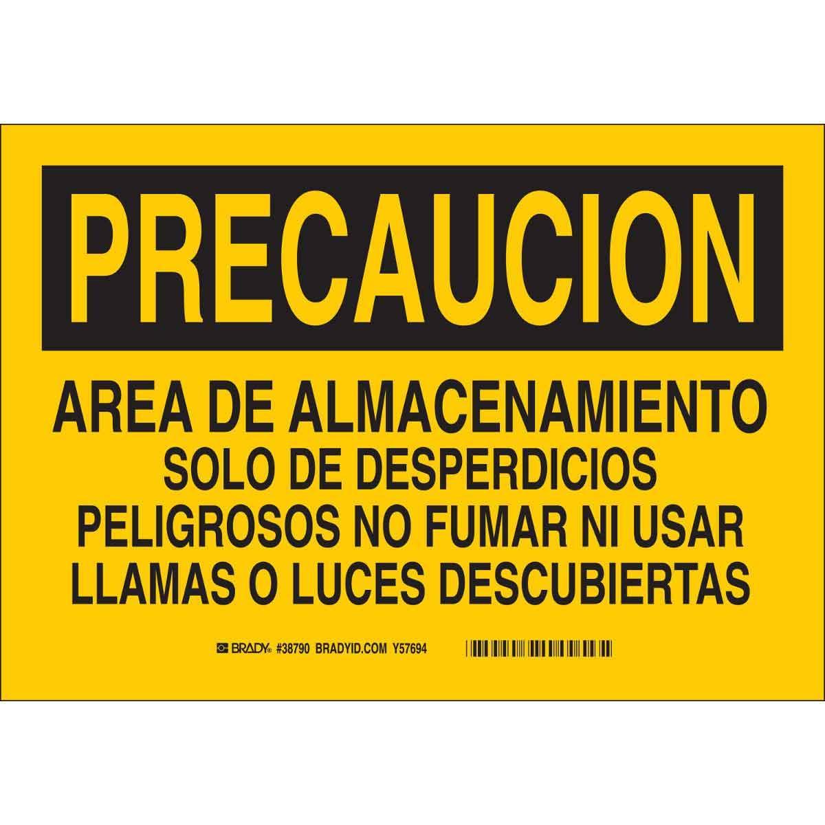 Brady® 38790 Chemical & Hazardous Material Signs