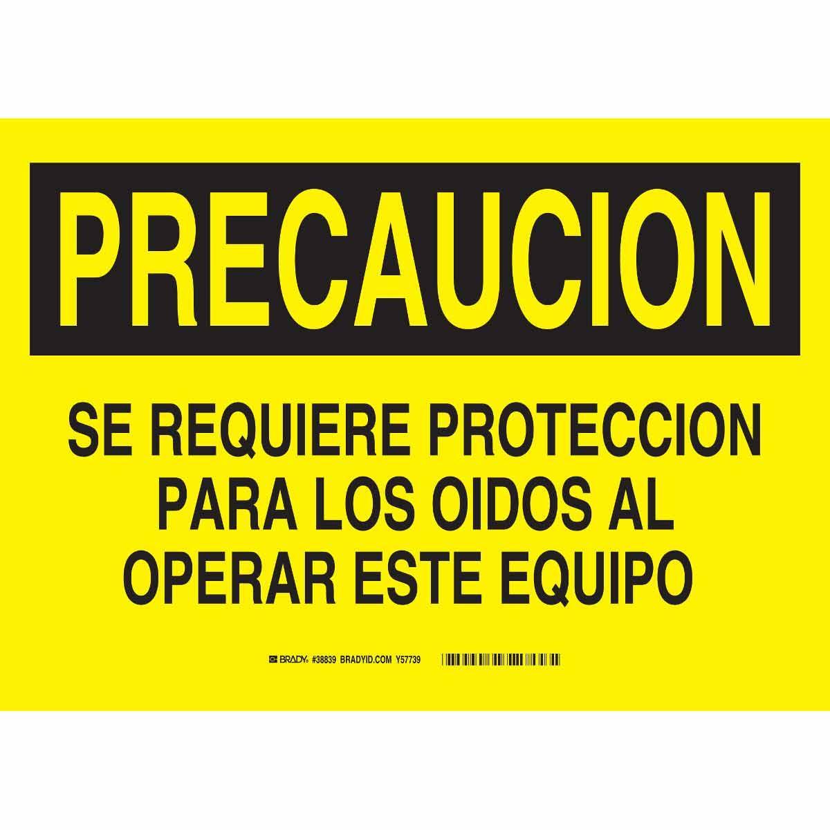 Brady® 38839 Accident Prevention Signs