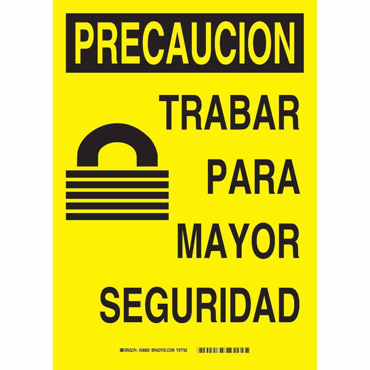 Brady® 38883 Accident Prevention Signs