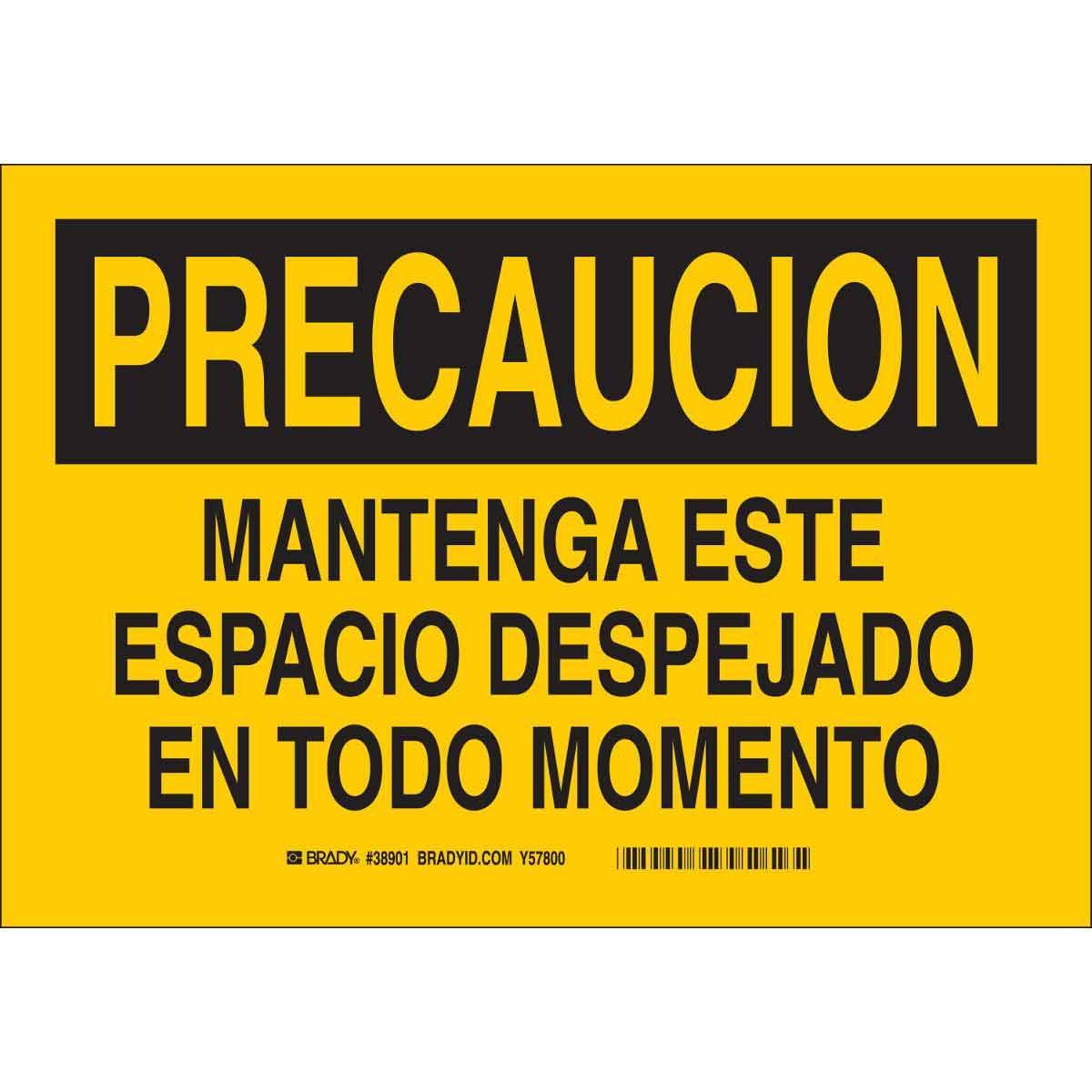 Brady® 38901 Office & Facility Signs