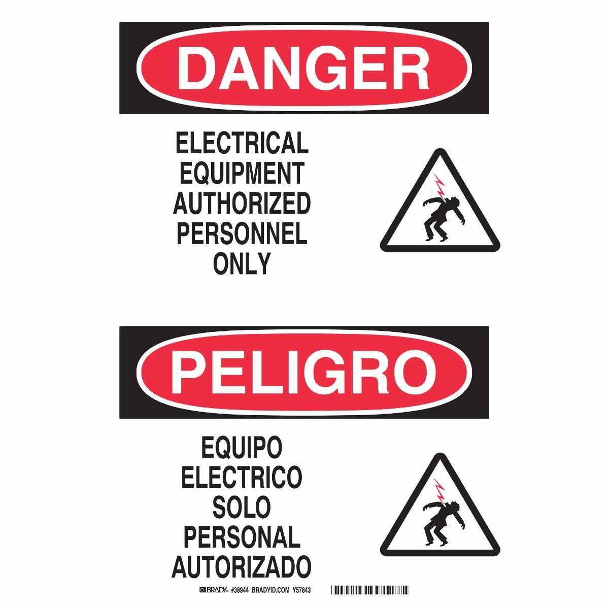 Brady® 38944 Access & Security Signs