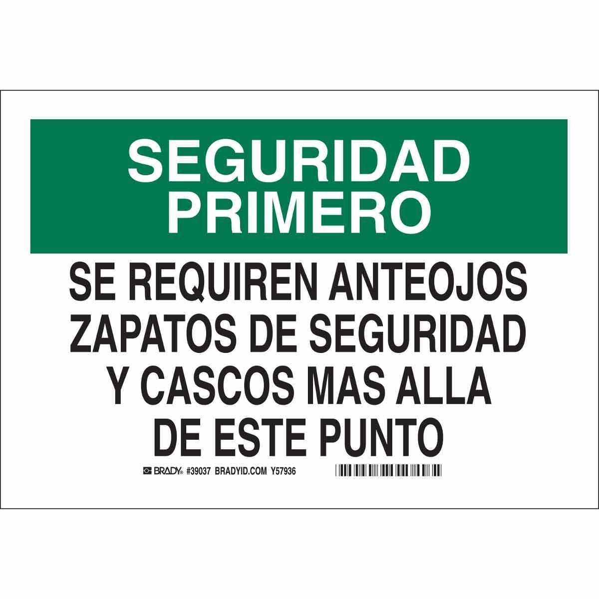 Brady® 39037 Accident Prevention Signs