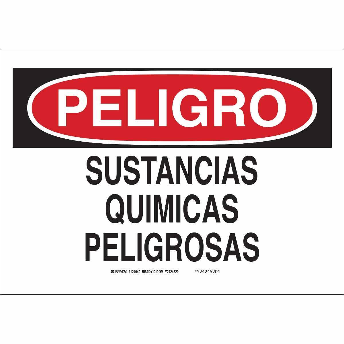Brady® 39161 Chemical & Hazardous Material Signs