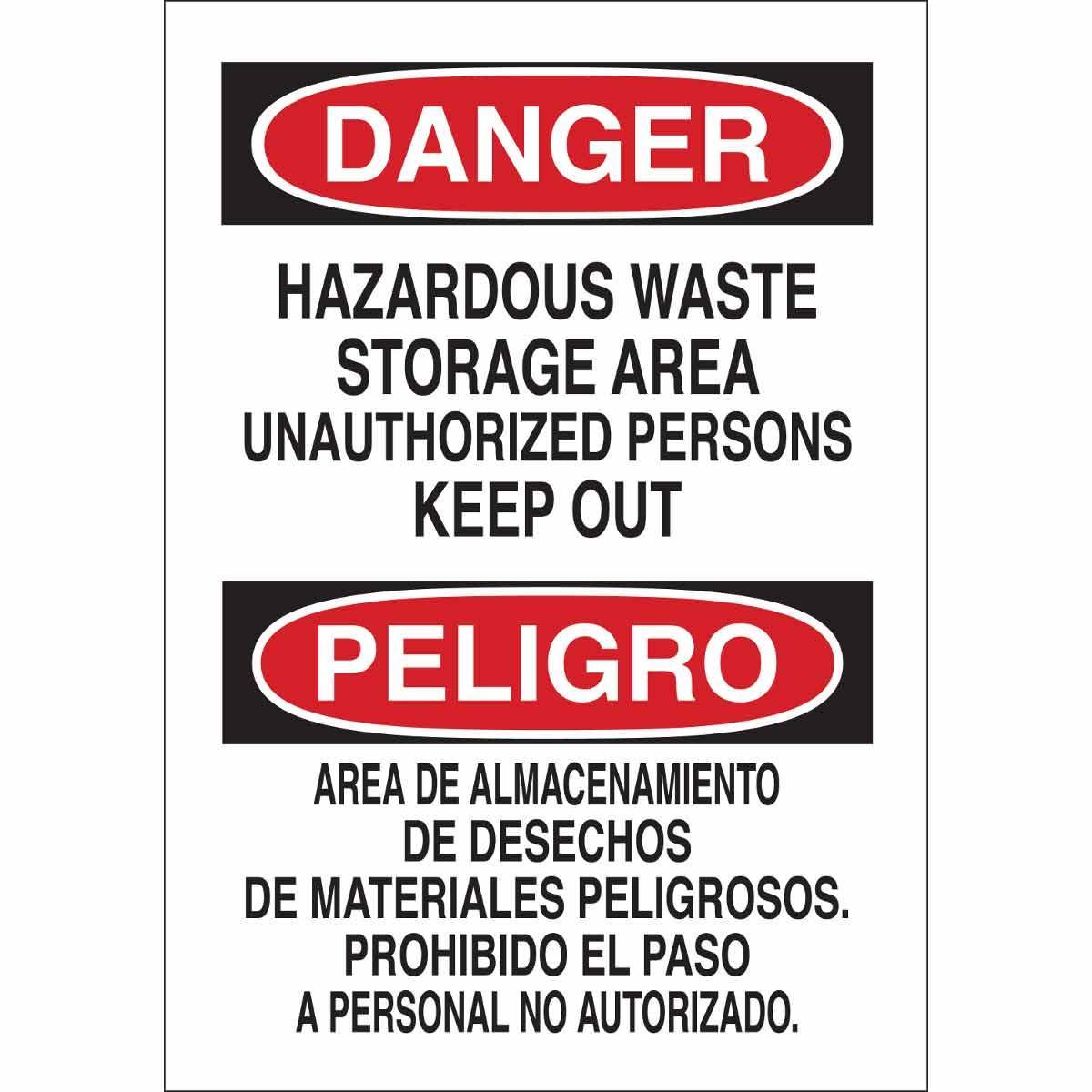 Brady® 39505 Chemical & Hazardous Material Signs