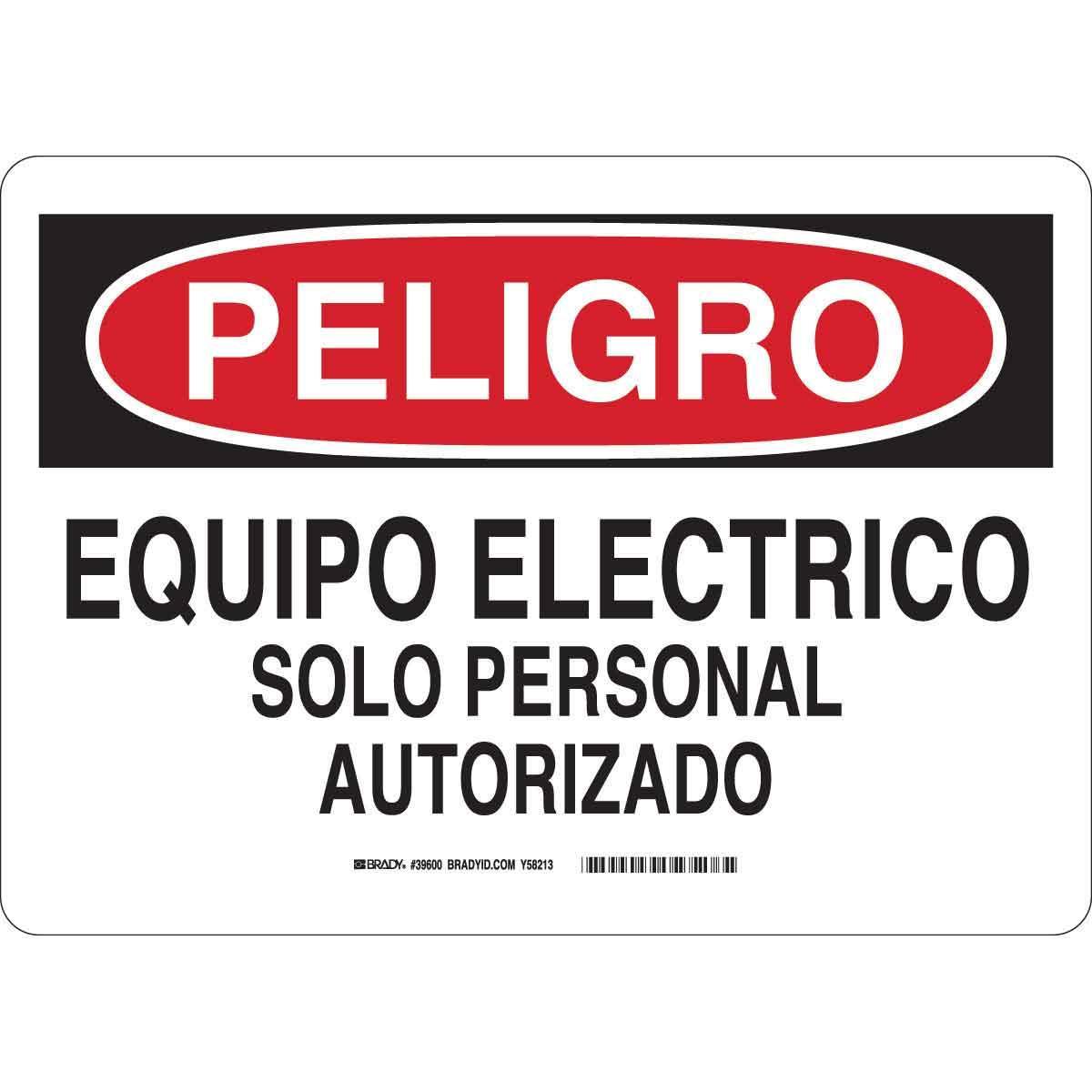 Brady® 39600 Access & Security Signs