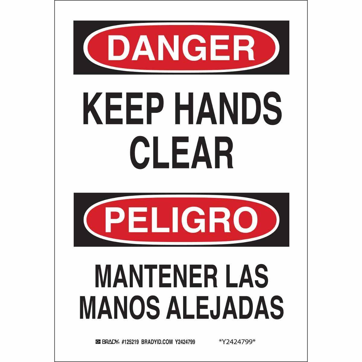 Brady® 39758 Accident Prevention Signs