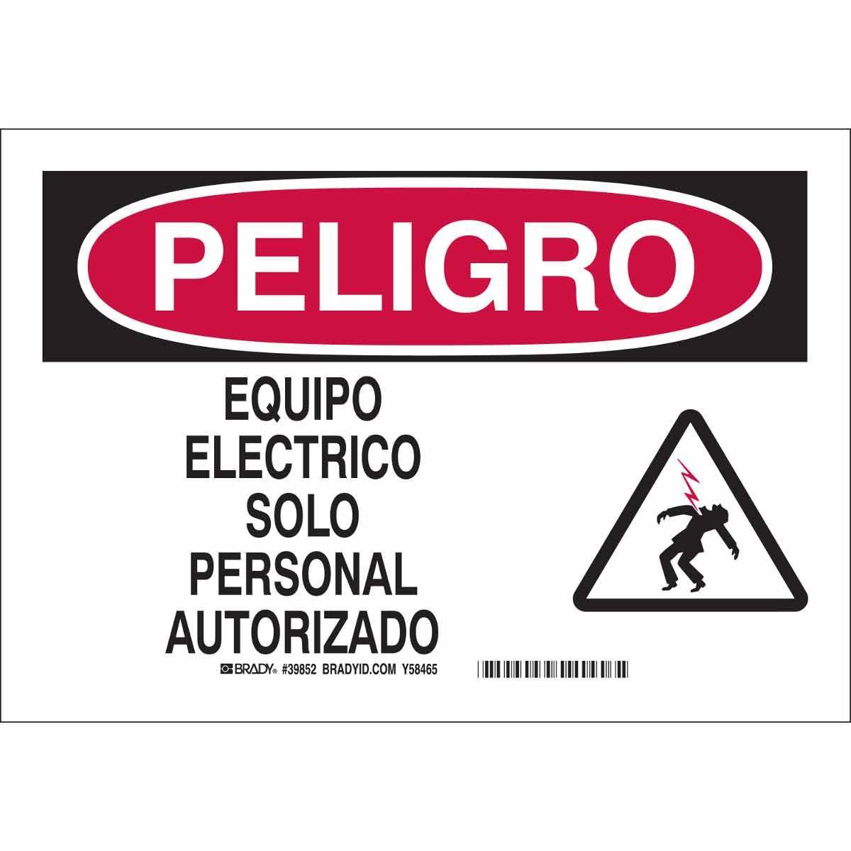 Brady® 39852 Accident Prevention Signs