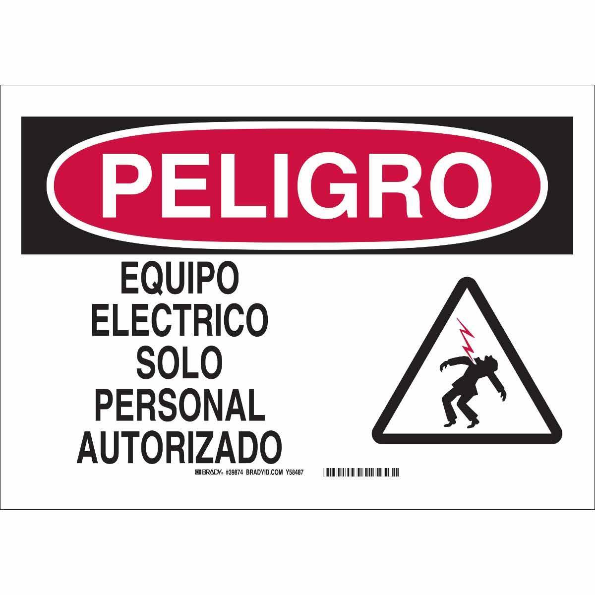 Brady® 39874 Accident Prevention Signs