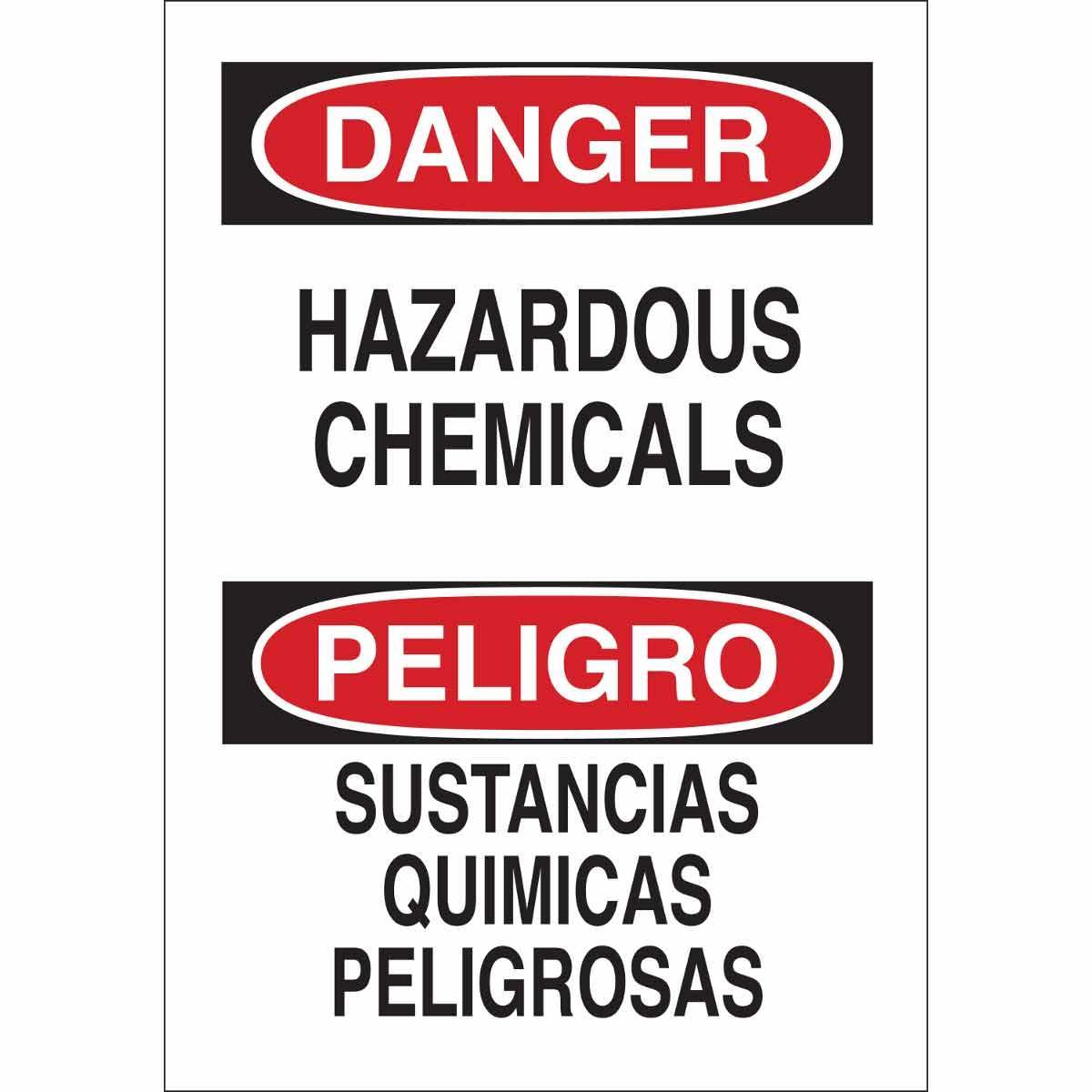 Brady® 39954 Chemical & Hazardous Material Signs