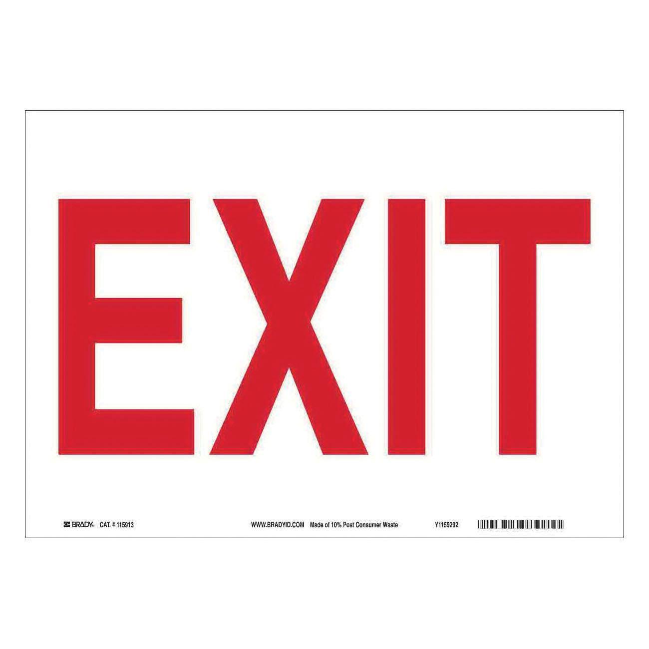 Brady® 41054 Fire, Emergency, Exit & First Aid Signs