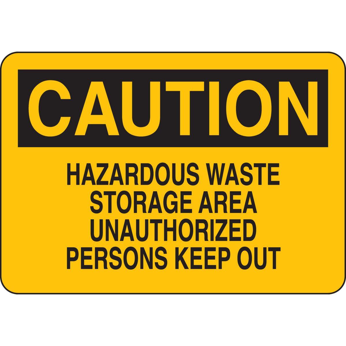 Brady® 85409 Chemical & Hazardous Material Signs