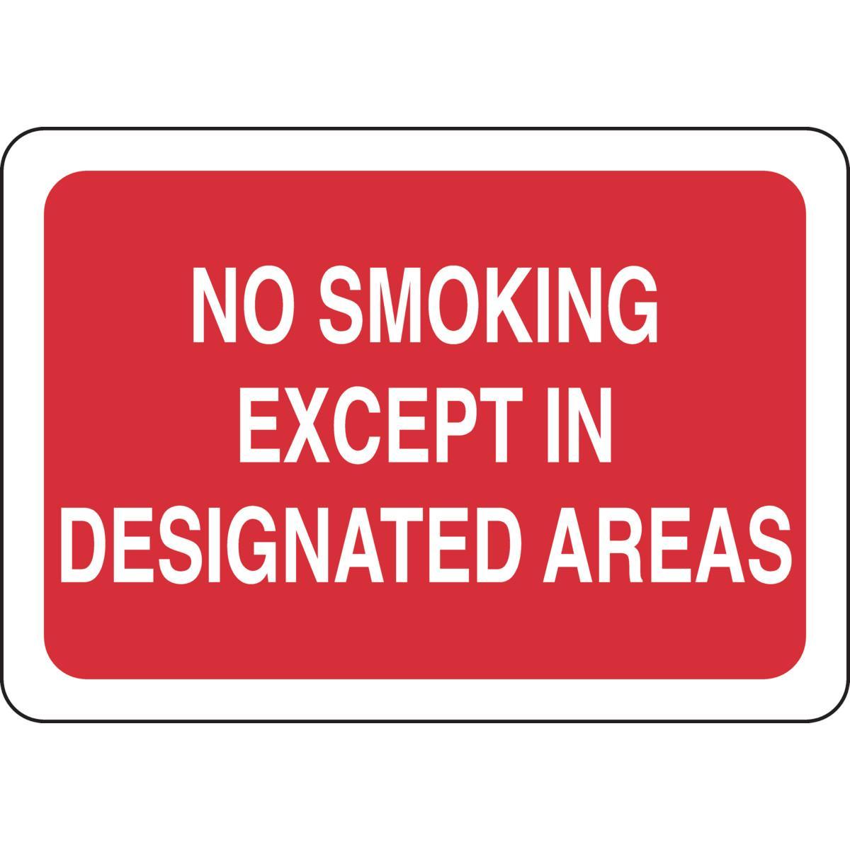 Brady® 42702 No Smoking & Restricted Activity Signs