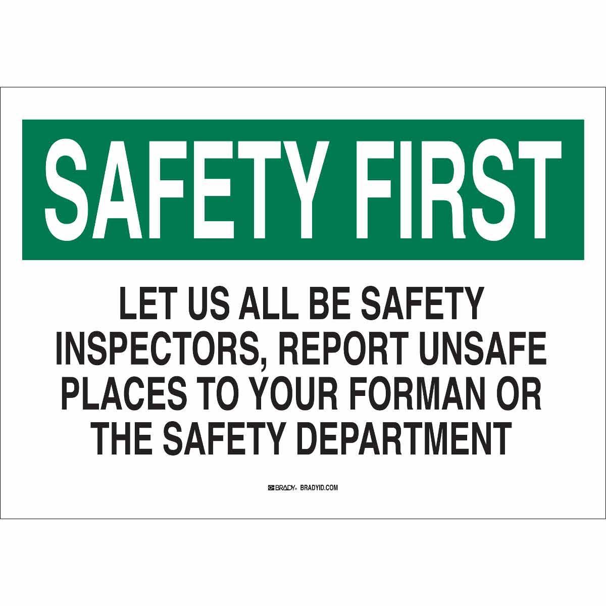 Brady® 42895 Accident Prevention Signs