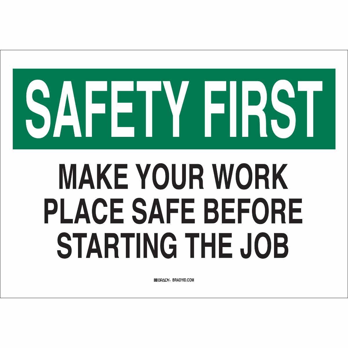 Brady® 69352 Accident Prevention Signs