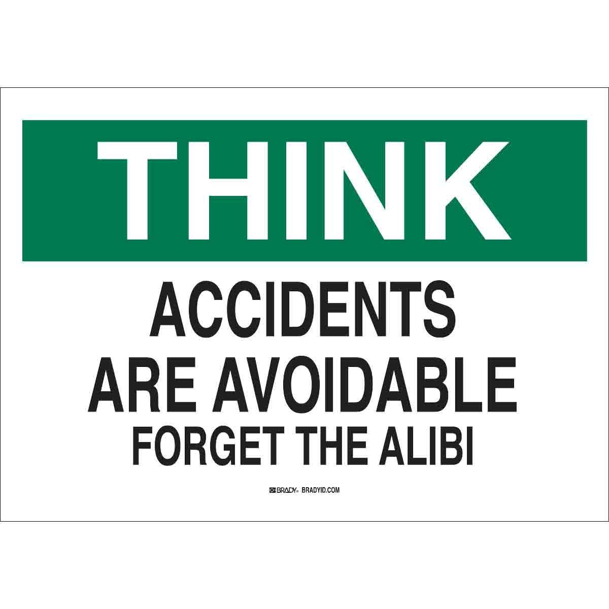 Brady® 42902 Accident Prevention Signs