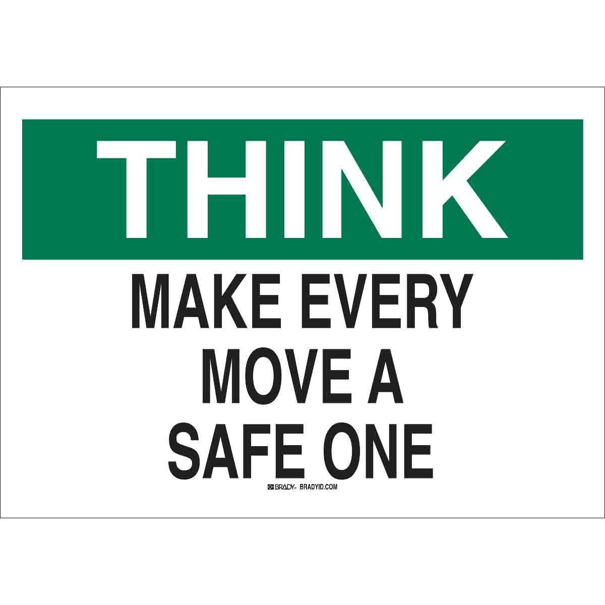 Brady® 25332 Accident Prevention Signs
