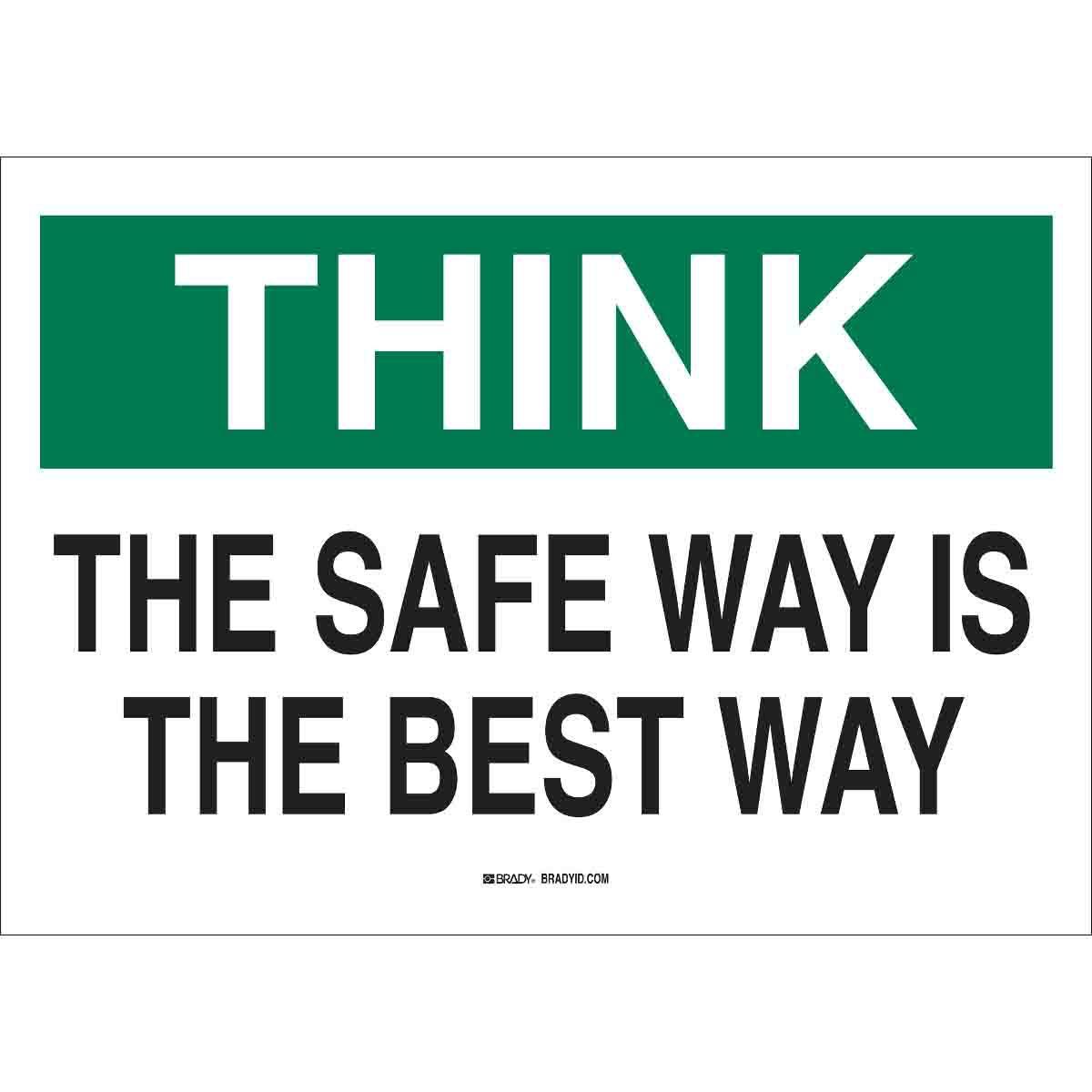 Brady® 25340 Accident Prevention Signs