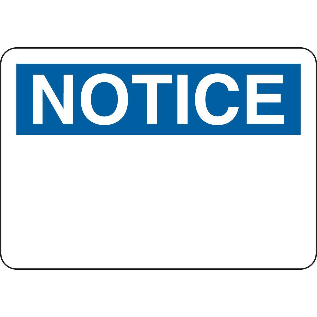 Brady® 42941 Blank Signs & Preprinted Headers