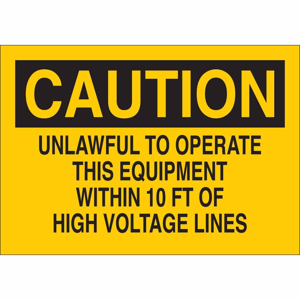 Brady® 84855 Accident Prevention Signs