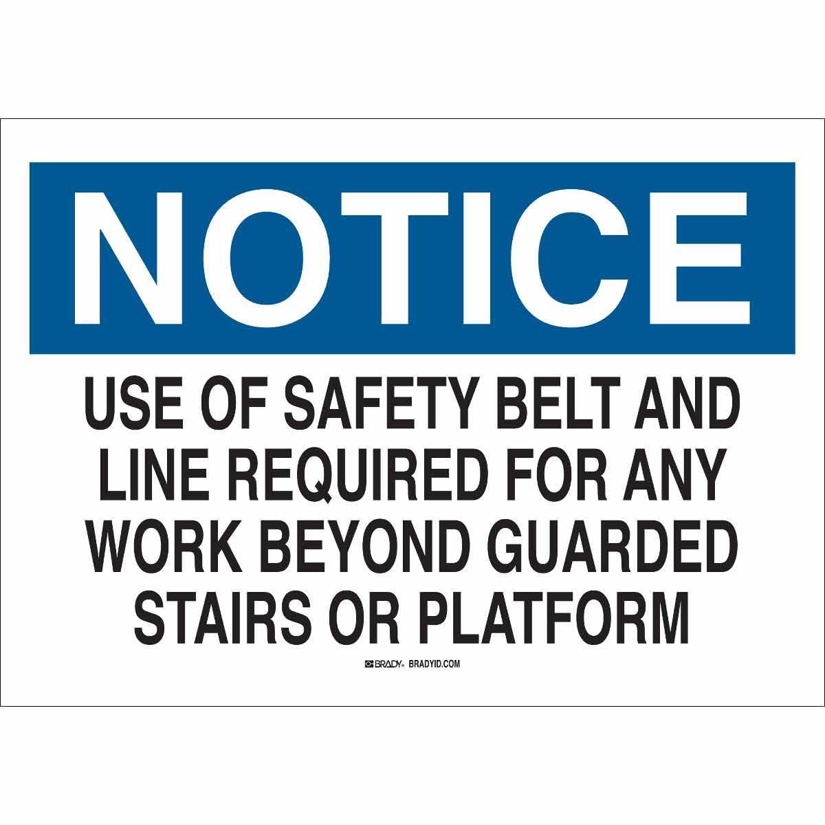 Brady® 85129 Accident Prevention Signs