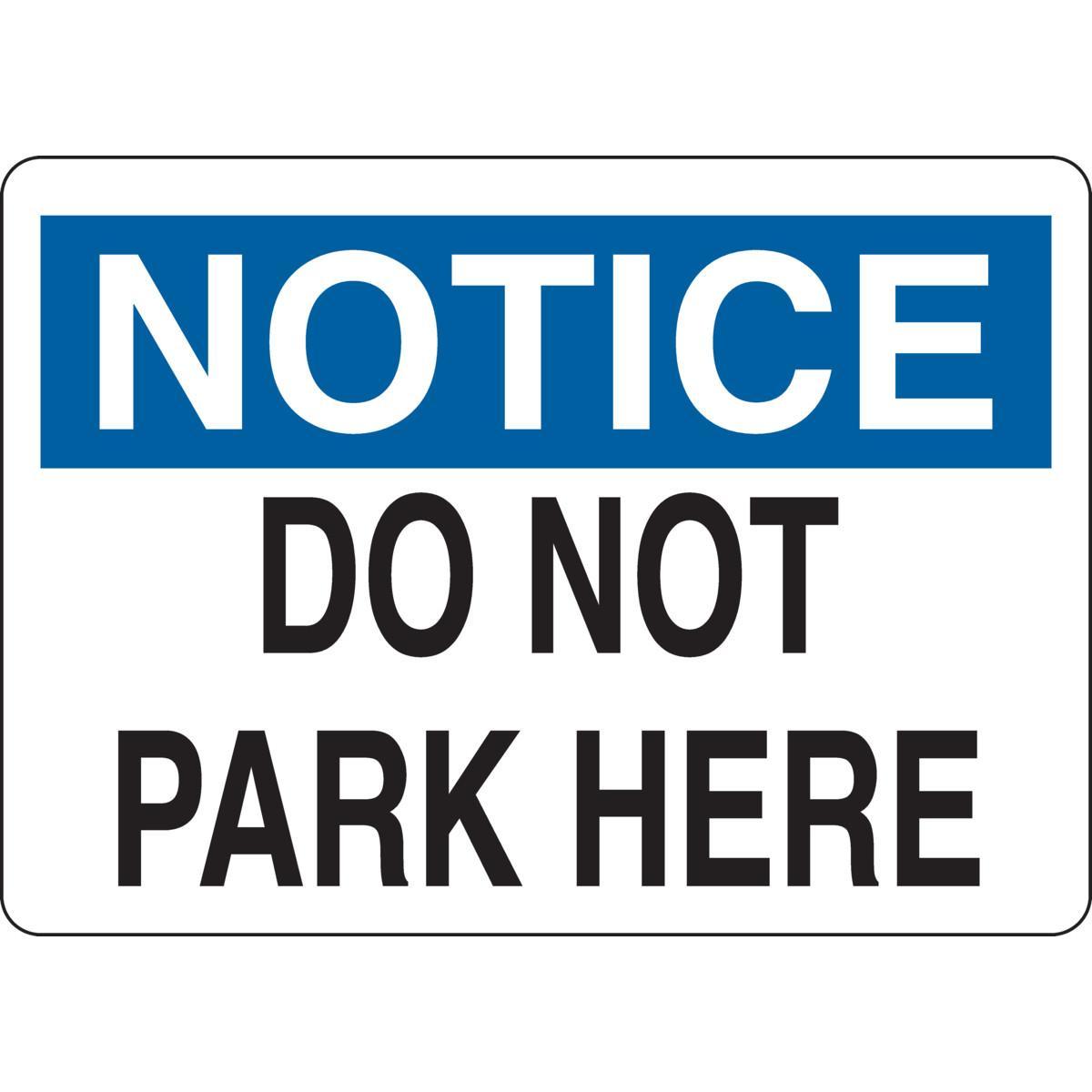 Brady® 43402 Parking & Traffic Signs
