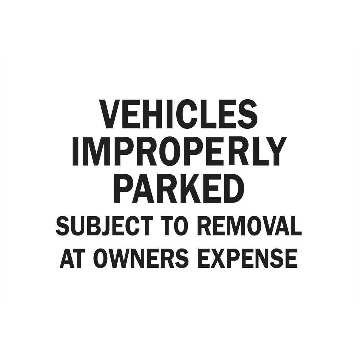 Brady® 43450 Parking & Traffic Signs
