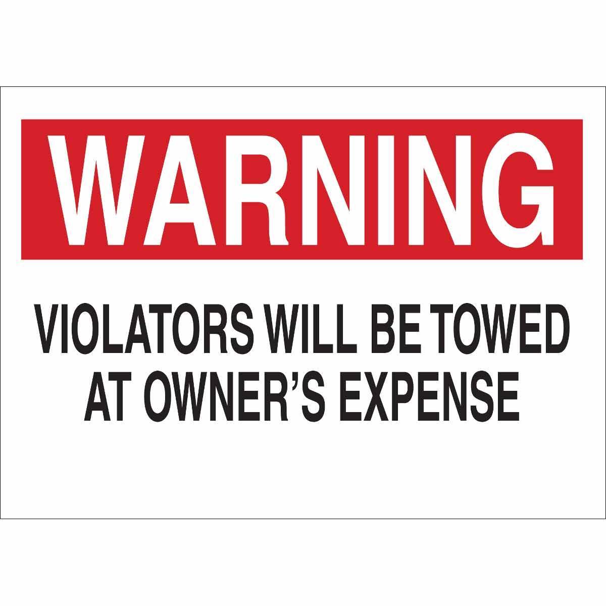 Brady® 45474 Parking & Traffic Signs