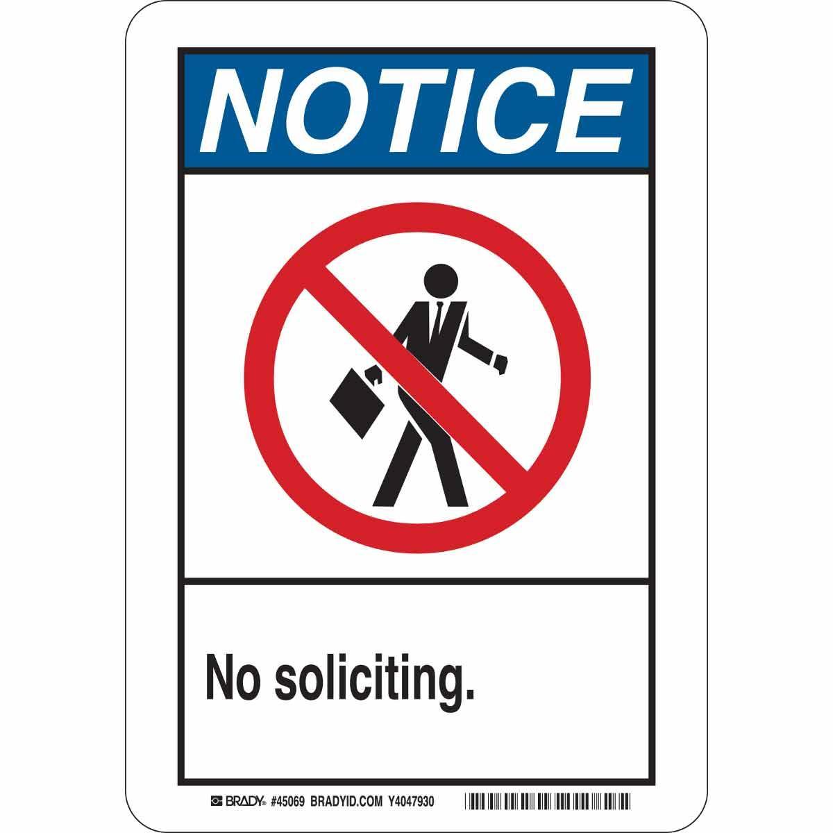 Brady® 48990 No Smoking & Restricted Activity Signs