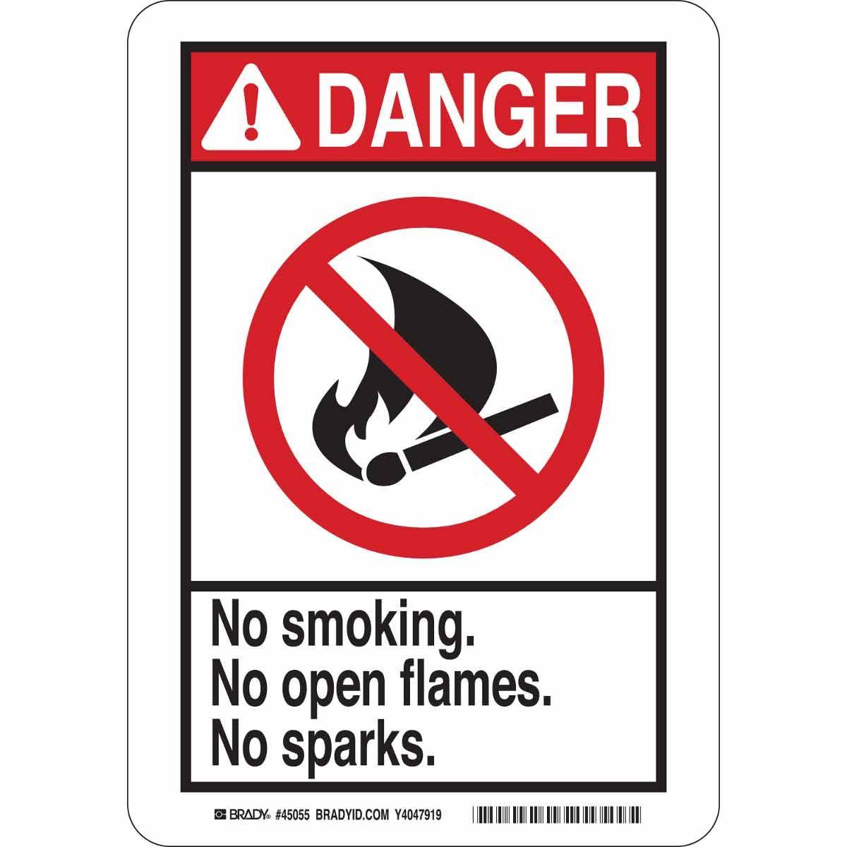 Brady® 45124 No Smoking & Restricted Activity Signs