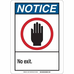 Brady® 45141 Fire, Emergency, Exit & First Aid Signs
