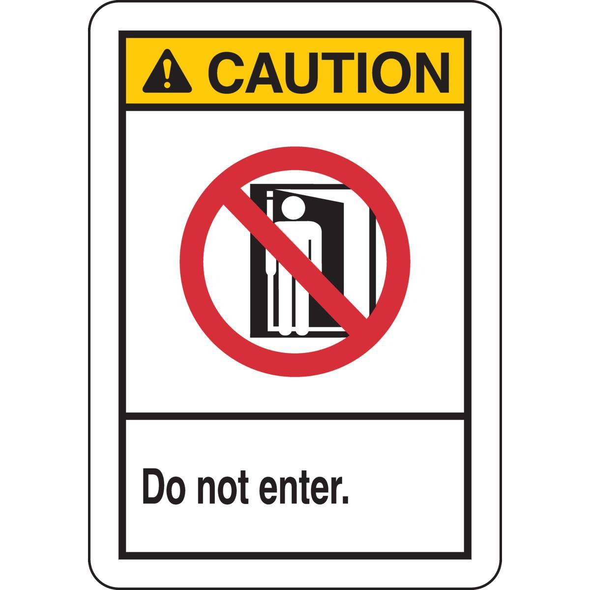 Brady® 49021 Access & Security Signs